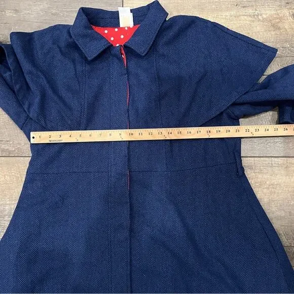 Her Universe Mary Poppins Returns Trench Coat Size 2 (2X) - add your own Belt - Picture 7 of 9
